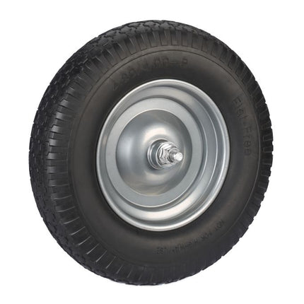 Wheel for wheelbarrow 4.00-8 with axle