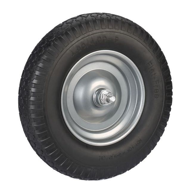 Wheel for wheelbarrow 4.00-8 with axle