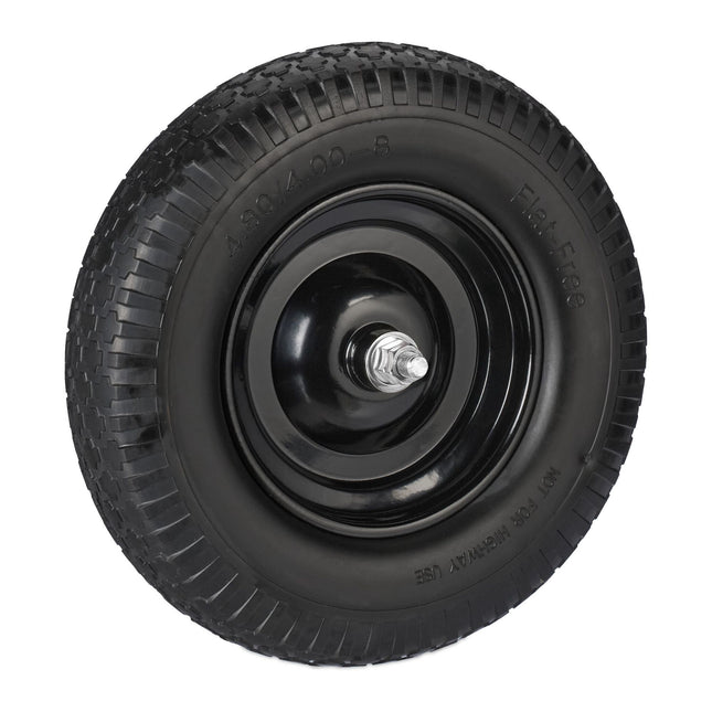 Wheel for wheelbarrow 4.00-8 with axle