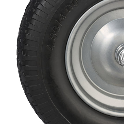Wheel for wheelbarrow 4.00-8 with axle