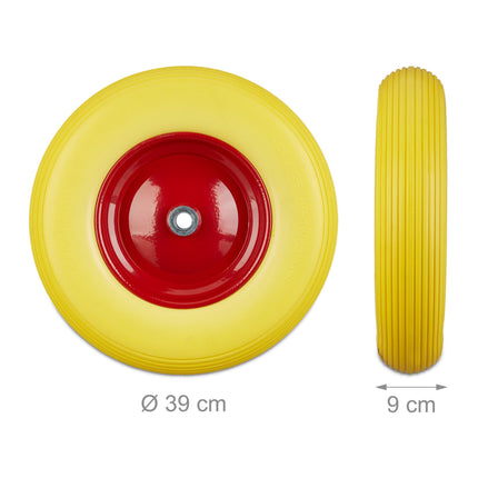 Wheel for wheelbarrow 4.80 4.00-8 solid rubber
