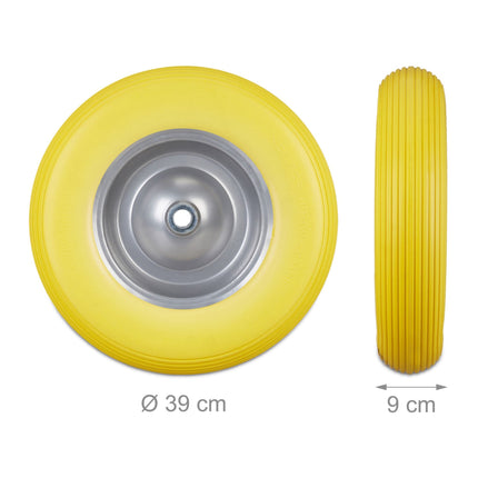 Wheel for wheelbarrow 4.80 4.00-8 solid rubber
