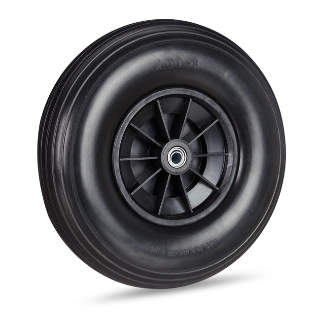Wheel for wheelbarrow solid rubber 4.00-6