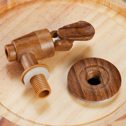Whisky Barrel with Tap Dispenser, 2.2L Capacity