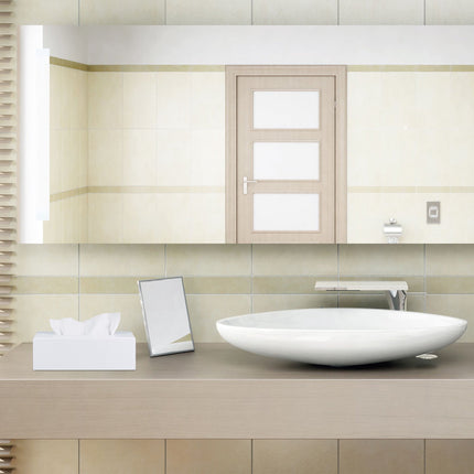 White Bamboo Tissue Box