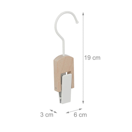 White Boot Hooks - Set of 5