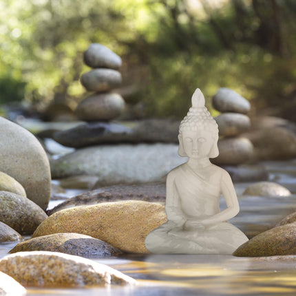 White Buddha figure 17 cm