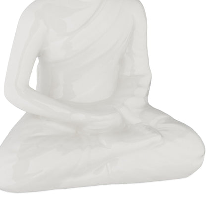 White Buddha figure 18 cm