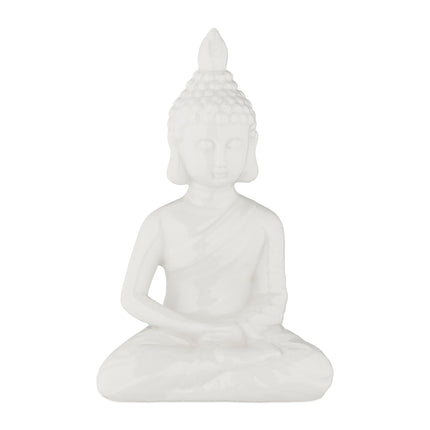 White Buddha figure 18 cm