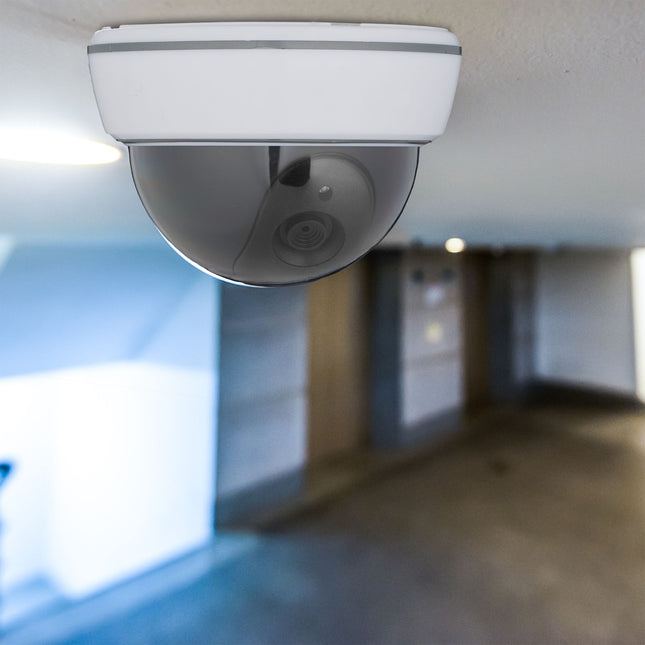 White Dummy Security Cameras, Set of 3, Indoor/Outdoor
