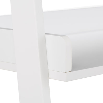 White Freestanding Shelf with 4 Levels
