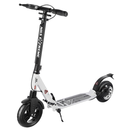 White Kick Scooter, Foldable, Lightweight Design