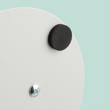 White Metal Toilet Paper Holder and Brush Set