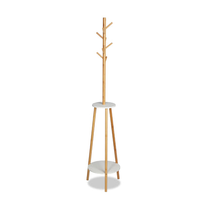 White/Natural Coat Rack