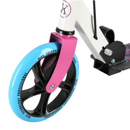 White-Pink Kids Scooter, Adjustable Height