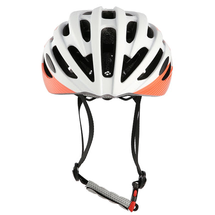 White-Red Bike Helmet, Size M (53-58 cm)