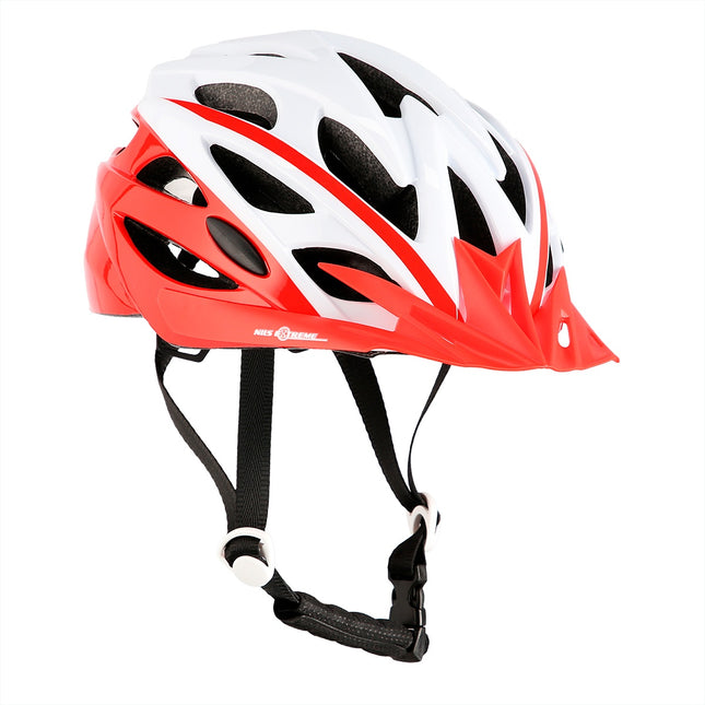 White-Red Helmet, Size S (50-58cm)