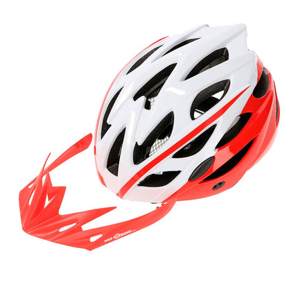 White-Red Size L Helmet, 59-65cm