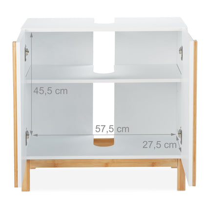 White base cabinet