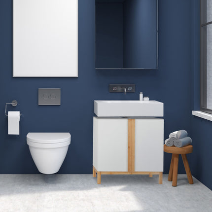White base cabinet