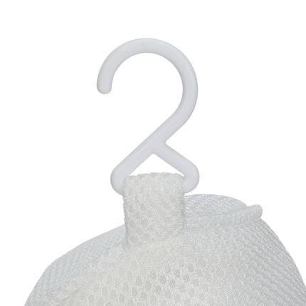 White bath pillow