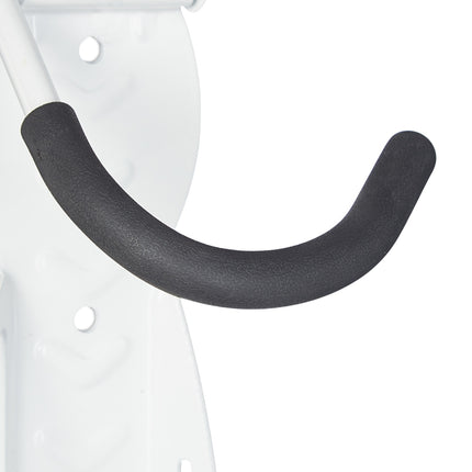 White bicycle holder wall set of 4