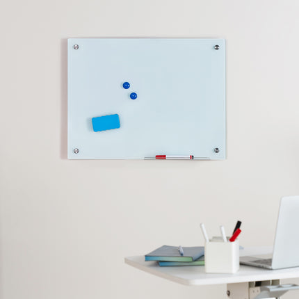 Whiteboard Wall-hung Glass 60x45 cm