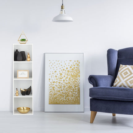 White bookshelf