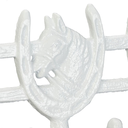 White coat hanger in horse design