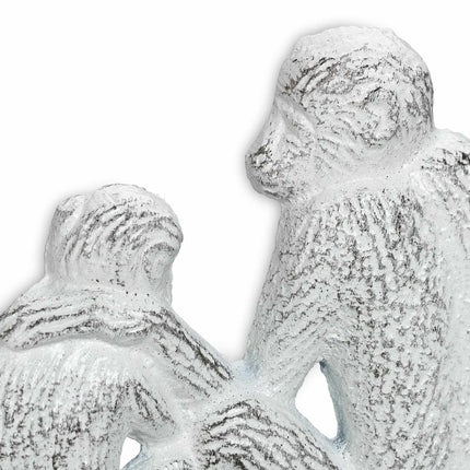 White coat hanger in monkey design