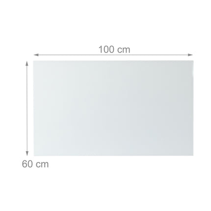 White glass magnetic board