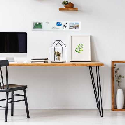 White glass magnetic board
