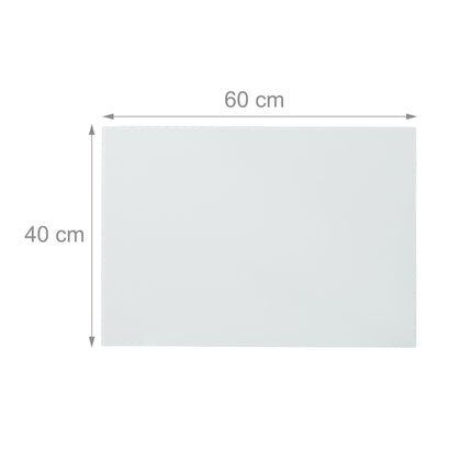 White glass magnetic board