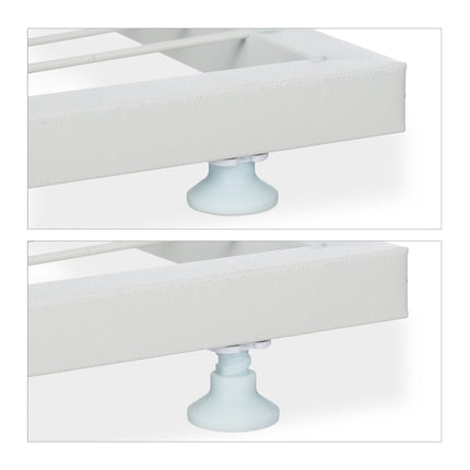 White plant stand 3 levels