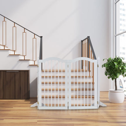 White security gate 92 cm