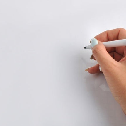 White self-adhesive board 200x45 cm