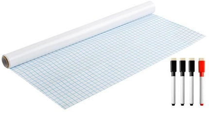 White self-adhesive board 200x45 cm