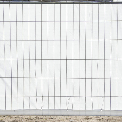 White tarpaulin 120 g/m²