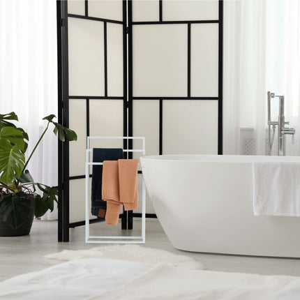 White towel rail 3 rails