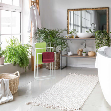 White towel rail 3 rails