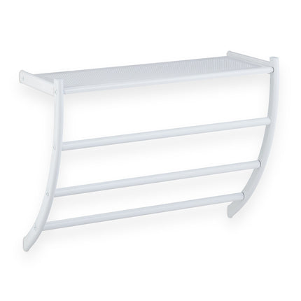 White towel rail for the wall