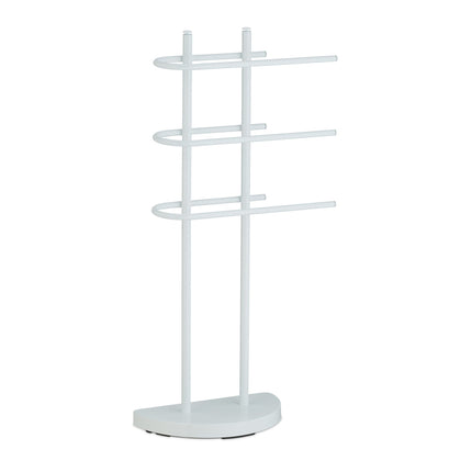 White towel rail with 3 rails
