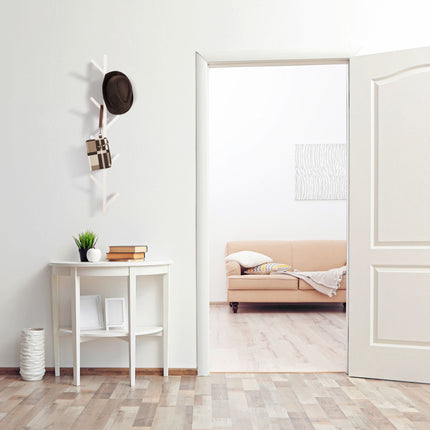 White tree-shaped coat hanger