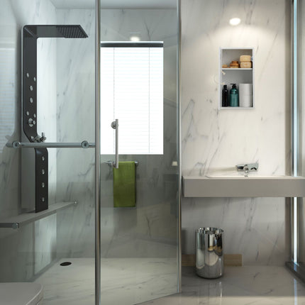 White wall cabinet bathroom