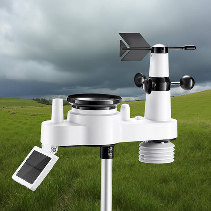 Wi-Fi Weather Station with App, 7-in-1 Solar Sensor