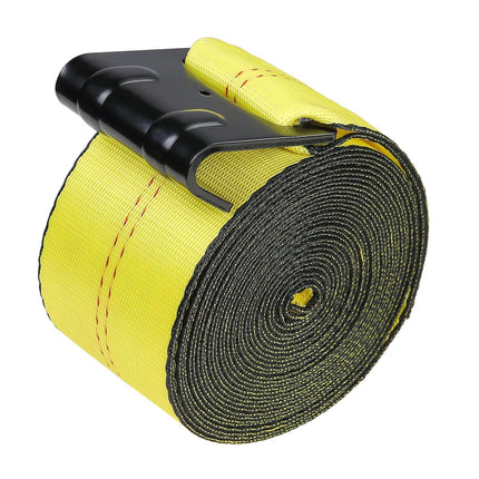 Winch Straps, 4 in x 40 ft, Flat Hook, 10 Pack
