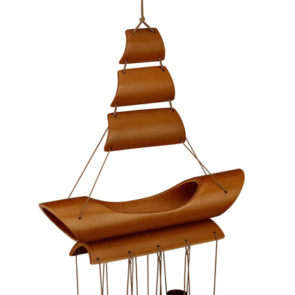 Wind Chime Bamboo "Sailing Boat"