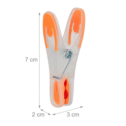 Windproof Clothes Pegs, Soft-Grip, 75 Pack