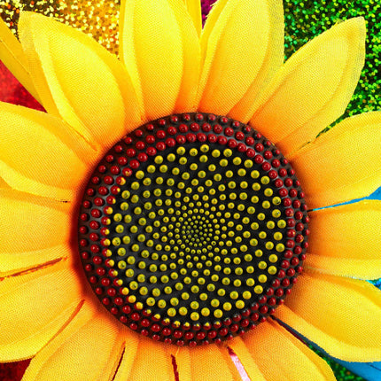 Windswept flower