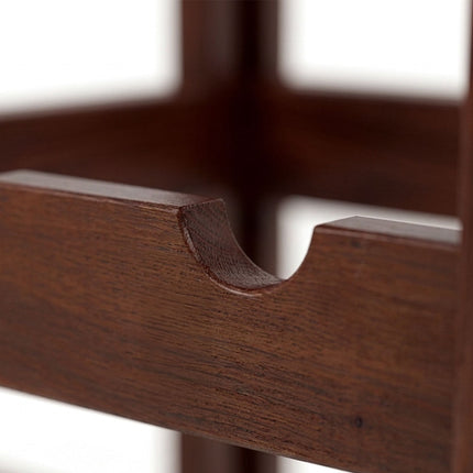 Wine Bottle Holder, Walnut Rack for Red and White Wine